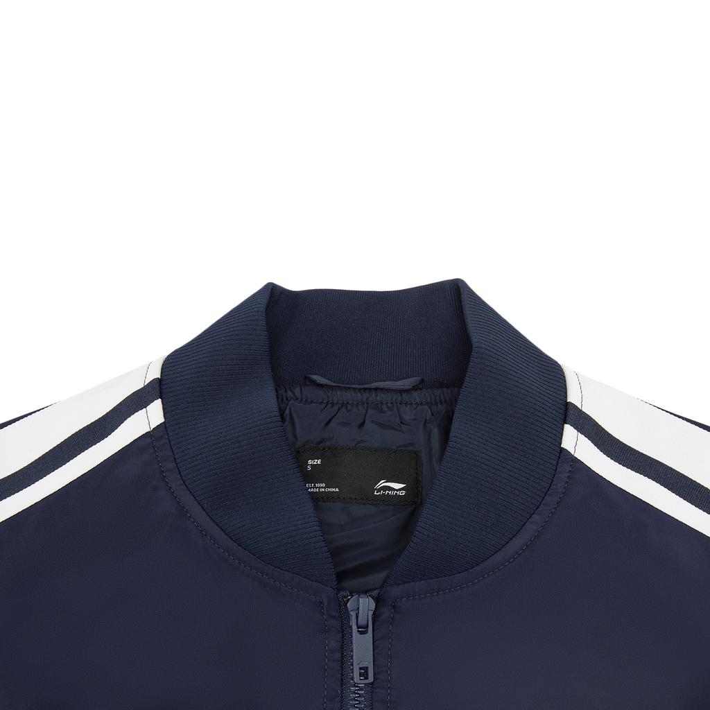 Li-Ning Sport Lifestyle Series Baseball Collar Couple Jacket Unisex Jacket AJDW231-2