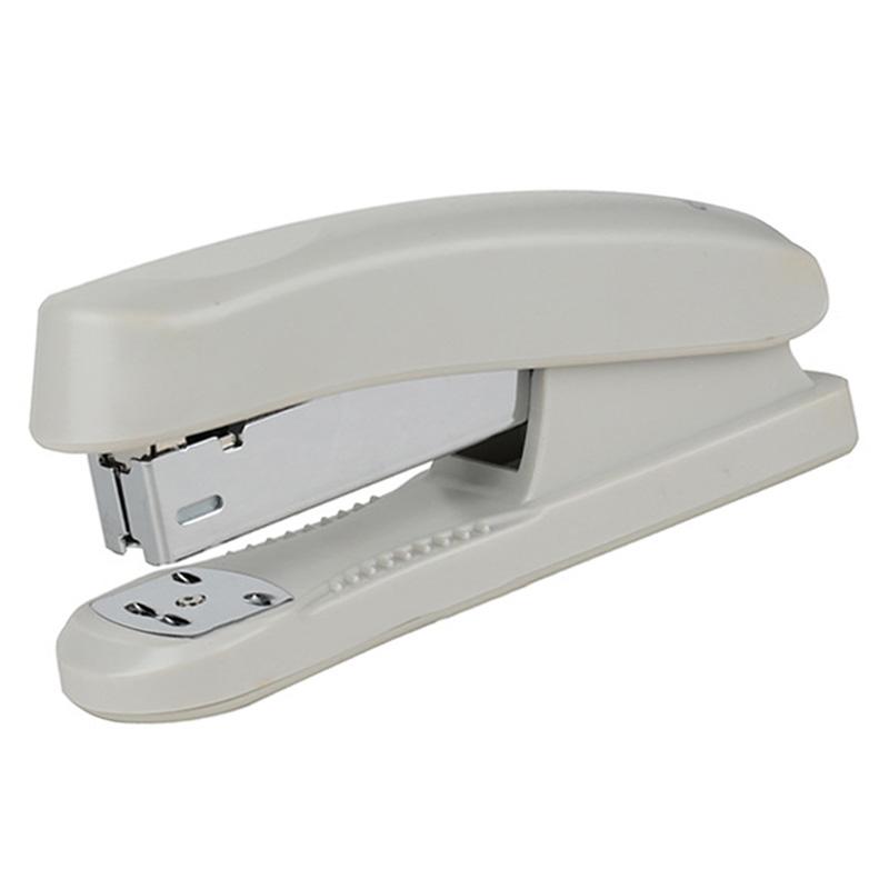 Office Stapler Effortless Ergonomic Reliable Desktop Stapler Metal Stapler for 24 6 Staple for Schools White