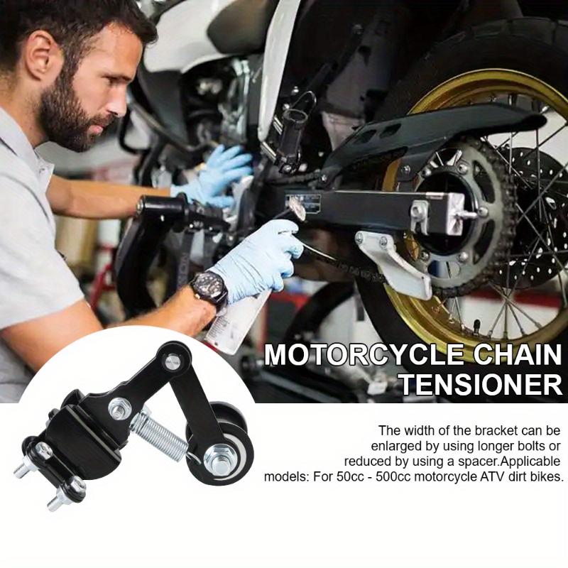 Motorcycle Chain Adjuster Chain Tensioner With Guide Wheels Adjuster Roller Tools Tensioner Roller For Off Road Motorcycle ATV