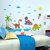 Removable Cartoon Wall Stickers for Kids Room Kindergarten Creative Christmas Birthday Gift Decals