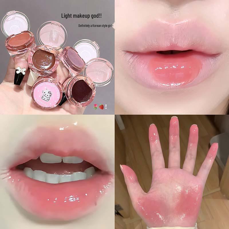 CAPPUVINI Sweet Kitty Youthful Dewy Lip Gloss - Natural Look, Chinese Brand Makeup