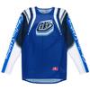 [RS Taichi] TroyLeeDesigns Bike Motocross Jersey Off-Road Long Sleeve Wear Breathable Mesh Lightweight Enduro SE PRO AIR Jersey TDU231 SWARM BLUE L