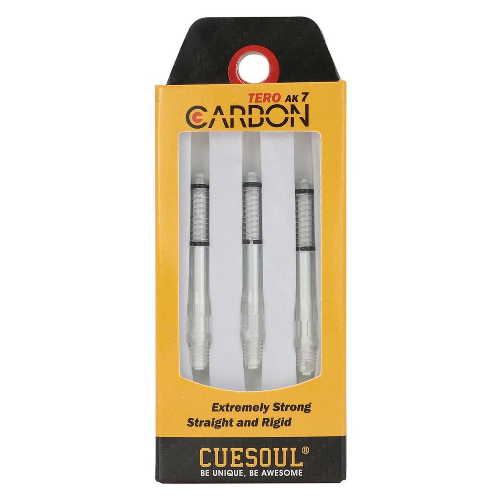 Cuesoul TERO System AK7 Carbon Dart Shaft with Telescopic Set of 3 A/B(S)/C/D(M)/E/F(L)/G/H Built-in Shaft, (CS-AK7+2TD37)