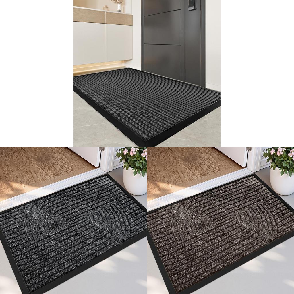 Modern Simple Entrance Door Mat With Nonslip Rubber Bottom For Home And Commercial Use