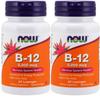 Now Foods Vitamin B-12 5000mcg Lozenges 60 Tablets 2 Pcs