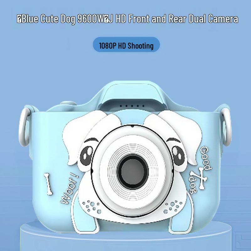 Ultra HD Children's Mini Cartoon Camera for Boys & Girls - Solid Color