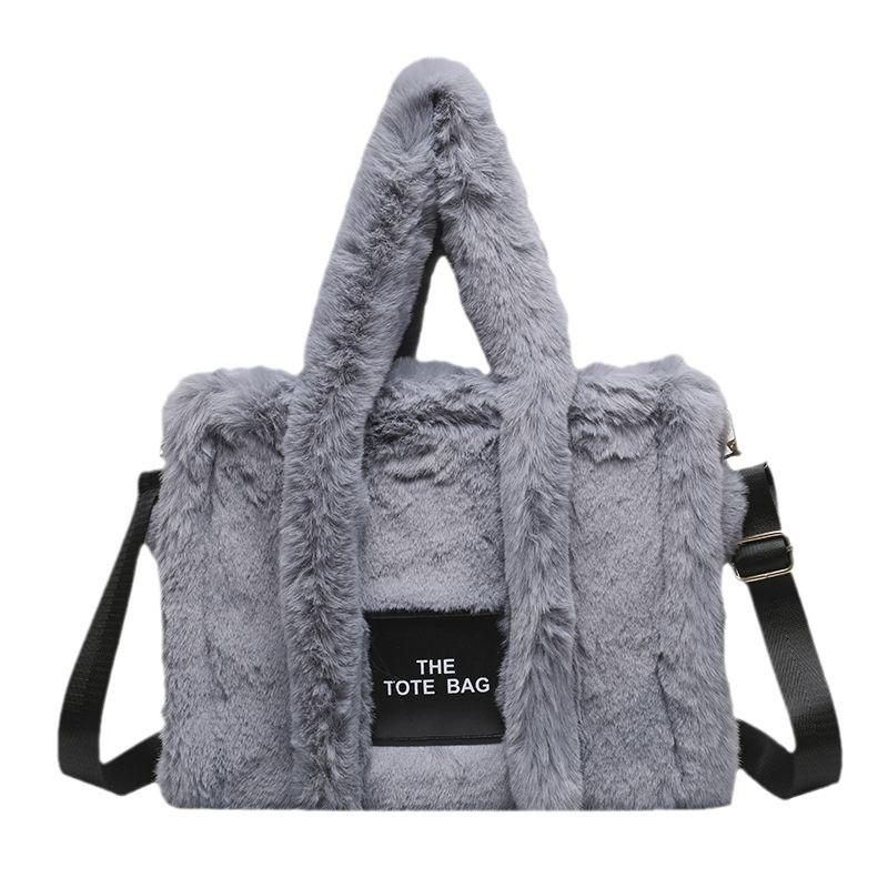 Shoulder Bag Handbag Women's Bag Girl Bag New Trendy Temperament Cute Casual Plush Messenger Bag