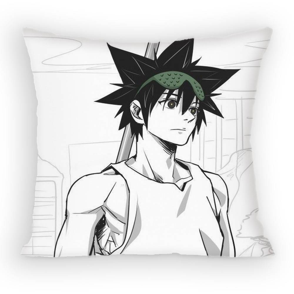

Mori Jin God Of High School KR Pillow Case Antidustmite Pillowcase Invisible zipper silky short plush Sofa cushion cover 30x30 cm