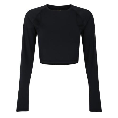Umbro Womens/Ladies Pro Training Long-Sleeved Crop Top