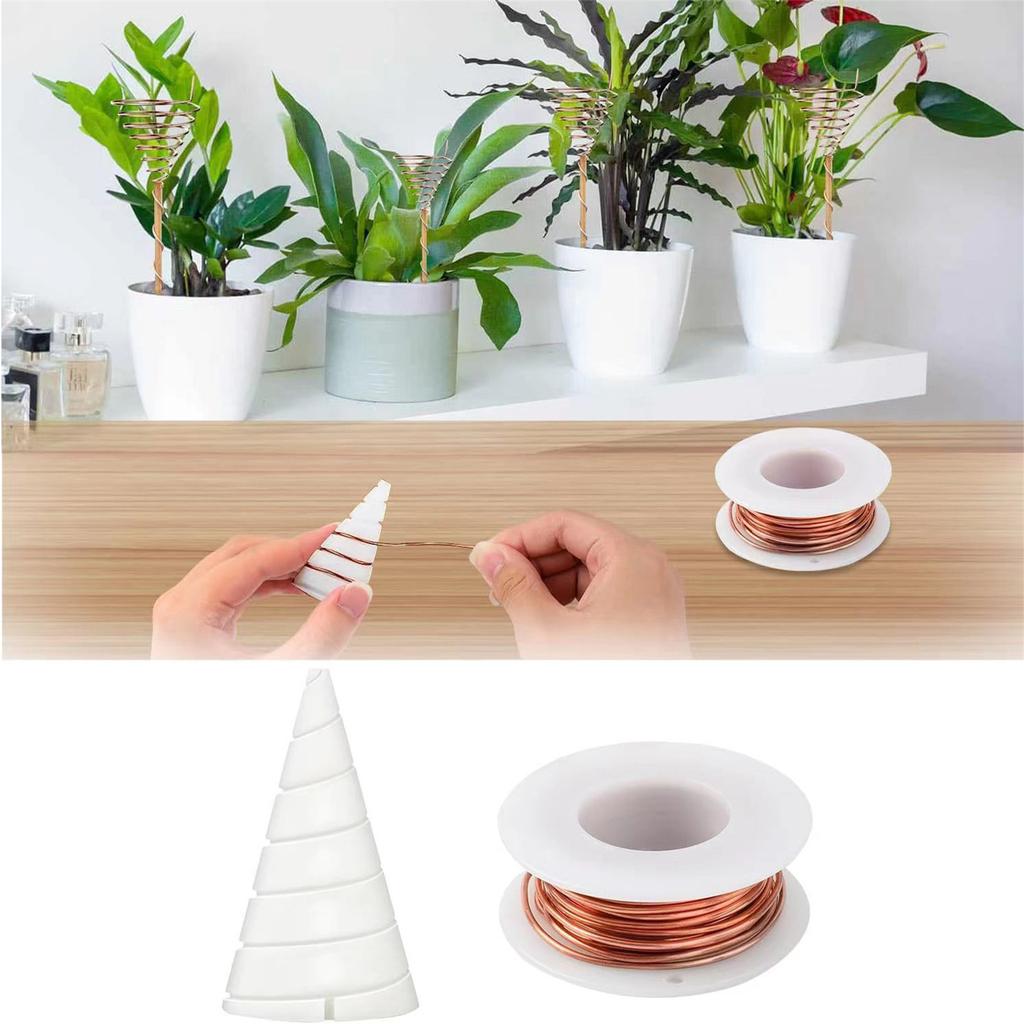 20m Pure Copper Wire for Gardening and Plant Support Bare Copper Wire for Air Plant Holders and Vegetable Growing