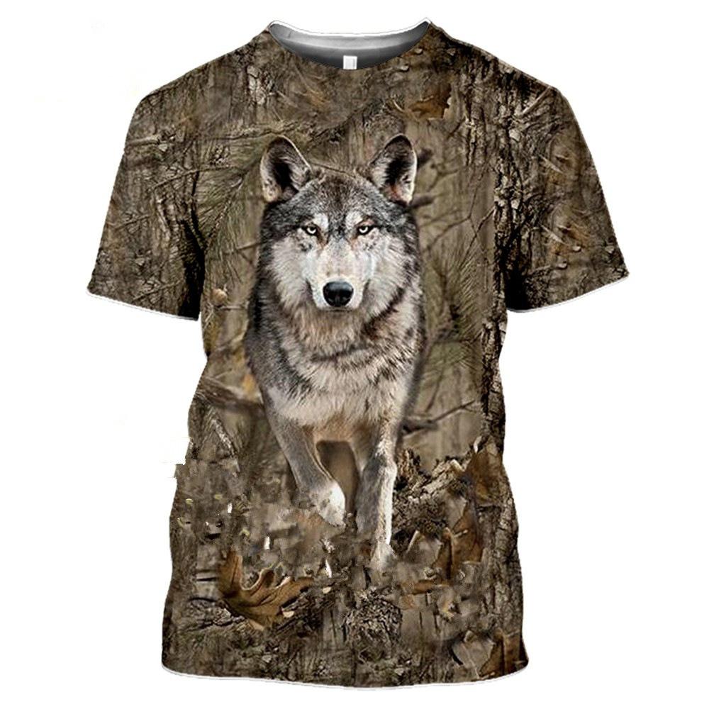 

Outdoor Hunting Camouflage Clothing Maple Leaf Jungle 3D Print Top Quick Drying Short Sleeved Men s Summer Hunting Animal T-shirts 6XL