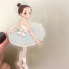 50Pcs Exquisite Girl Clothing Materials Phone Cases Laptop Ballet Girl Series Stickers Children'S Toy Pet Waterproof Decals