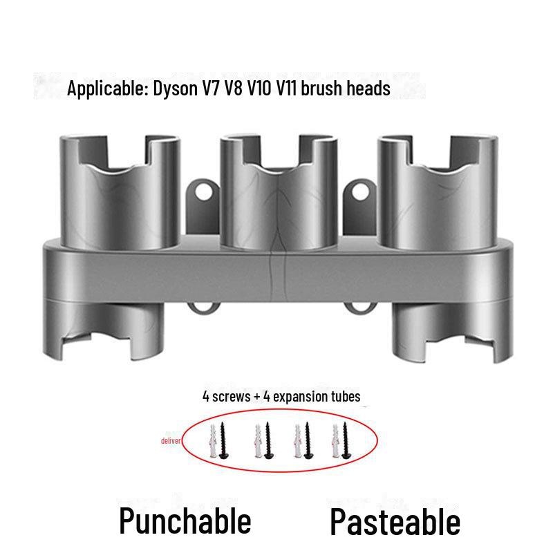 

Кронштейн для хранения пылесоса Dyson V6-V11 и вешалка без гвоздей 1 bracket (with screws)