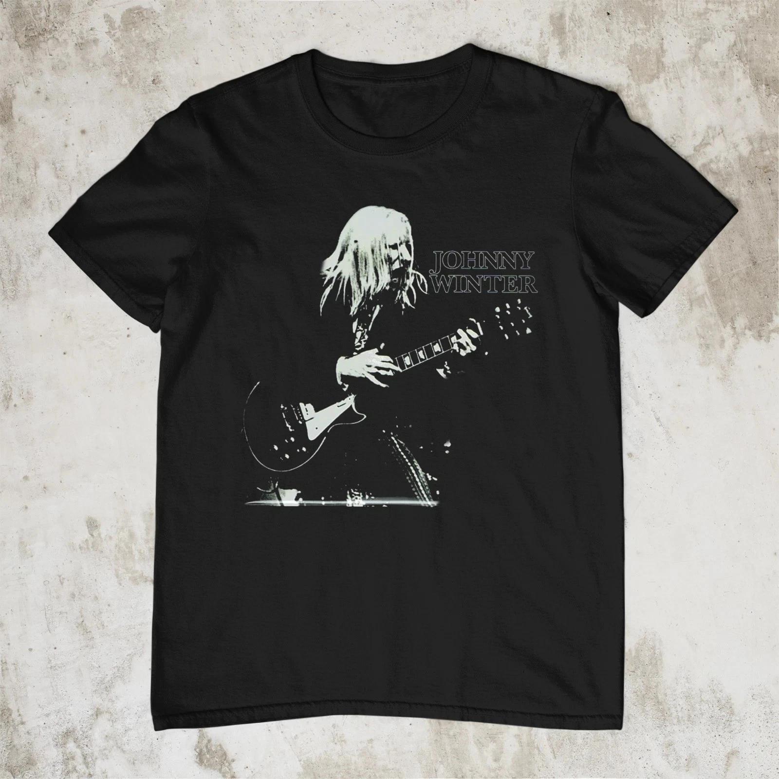 Johnny Winter Concert Unisex T-shirt S-5XL Q1412 S