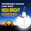 Solar Deformable Garage Light Bulb Waterproof Solar Power/Rechargeable 5 Modes Light Folding Ceiling Work Emergency Football UFO Lamp
