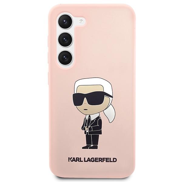 Etui do Samsung Galaxy S23 Plus Karl Lagerfeld Ikonik Różowe