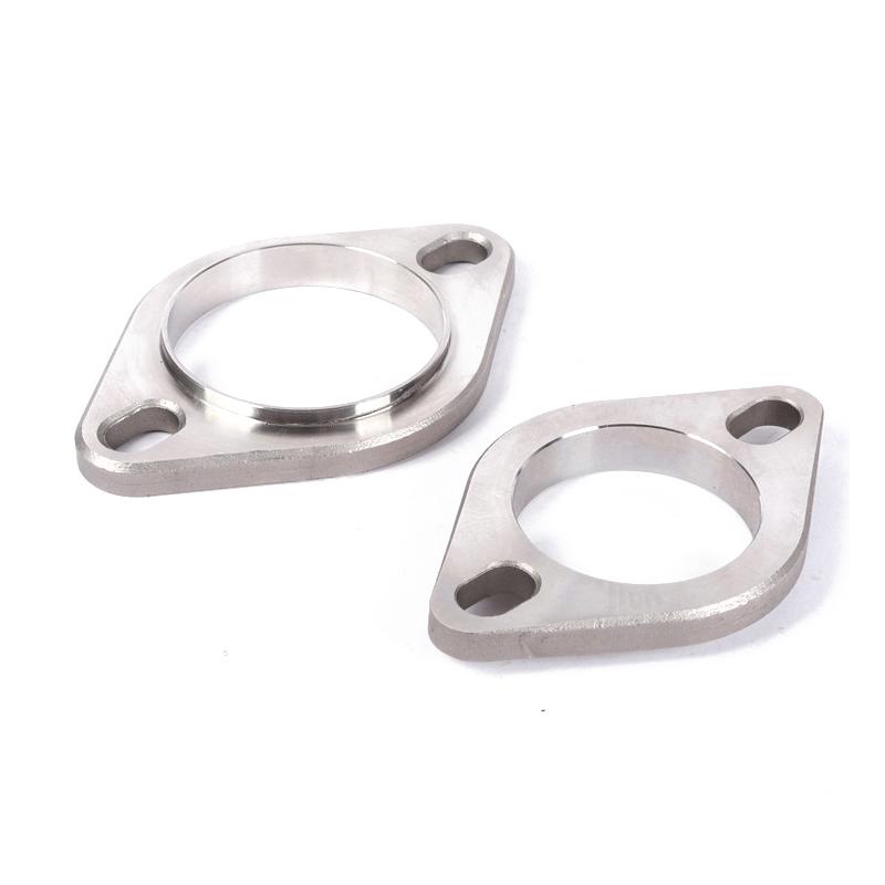 Automotive Exhaust Pipe Flange Stainless Steel Interface Gasket Modification Head End Flange Diamond Interface Gasket