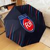 Heidenheim Crest Automatic Folding Umbrella - 8-Rib Travel Umbrella with Auto Open/Close & Portable Gifts for Holidays or Birthdays