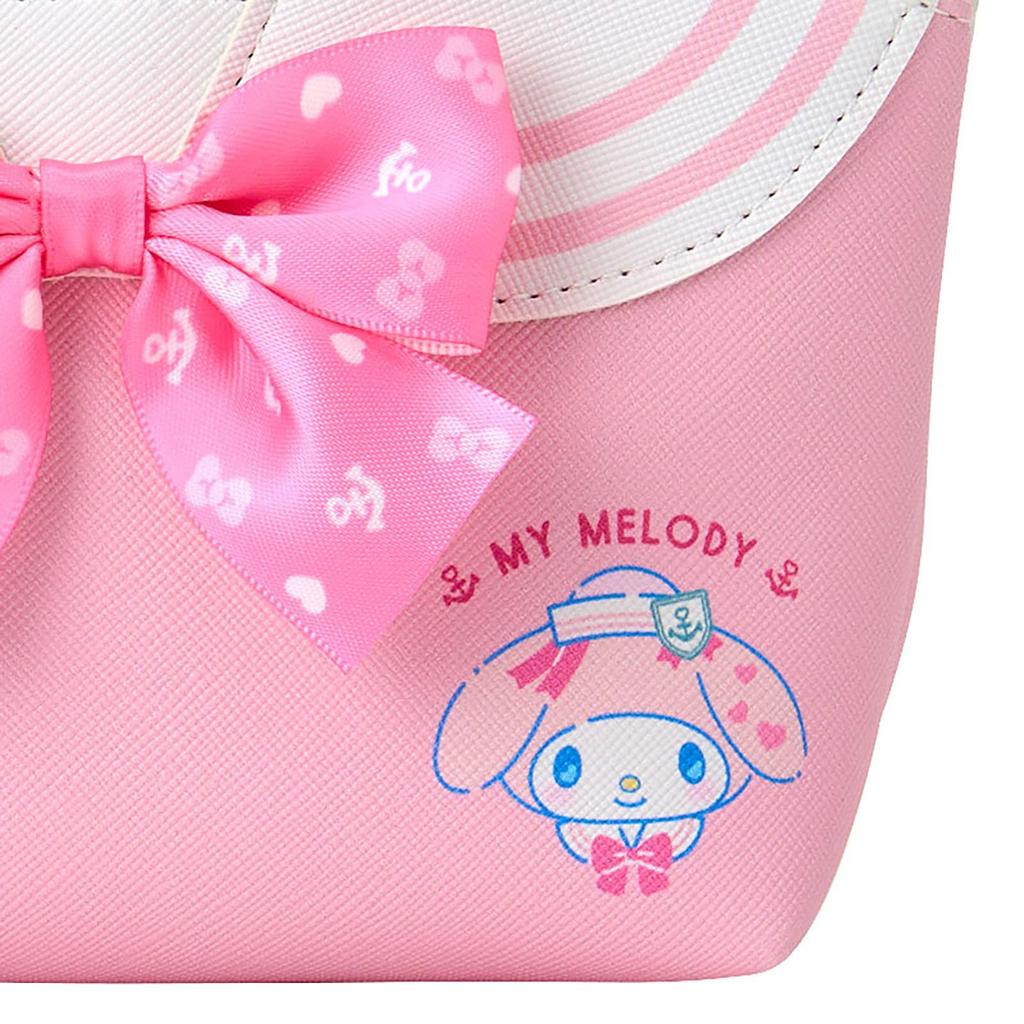 Sanrio Pouch My Melody Recommended for Ages 3 and Up 801518 (Sailor Color) Cotton/Polyester