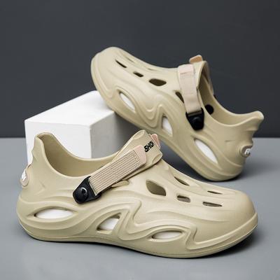 Sommer Herren Outdoor Sandalen Sport Hausschuhe Strand Pantoletten Atmungsaktive Clogs Herren Freizeit Gartenschuhe Rutschfeste Herren Outdoor Sandalen