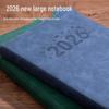 Large A4 Leather Office Notebook - Extra Thick Diary for Business Meetings