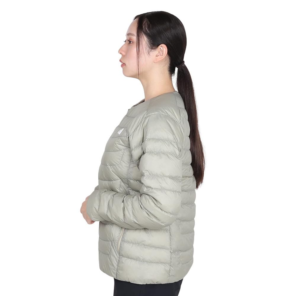 The North Face Thunder Round Neck Down Clay Size M Women's Jacket, Gray,
