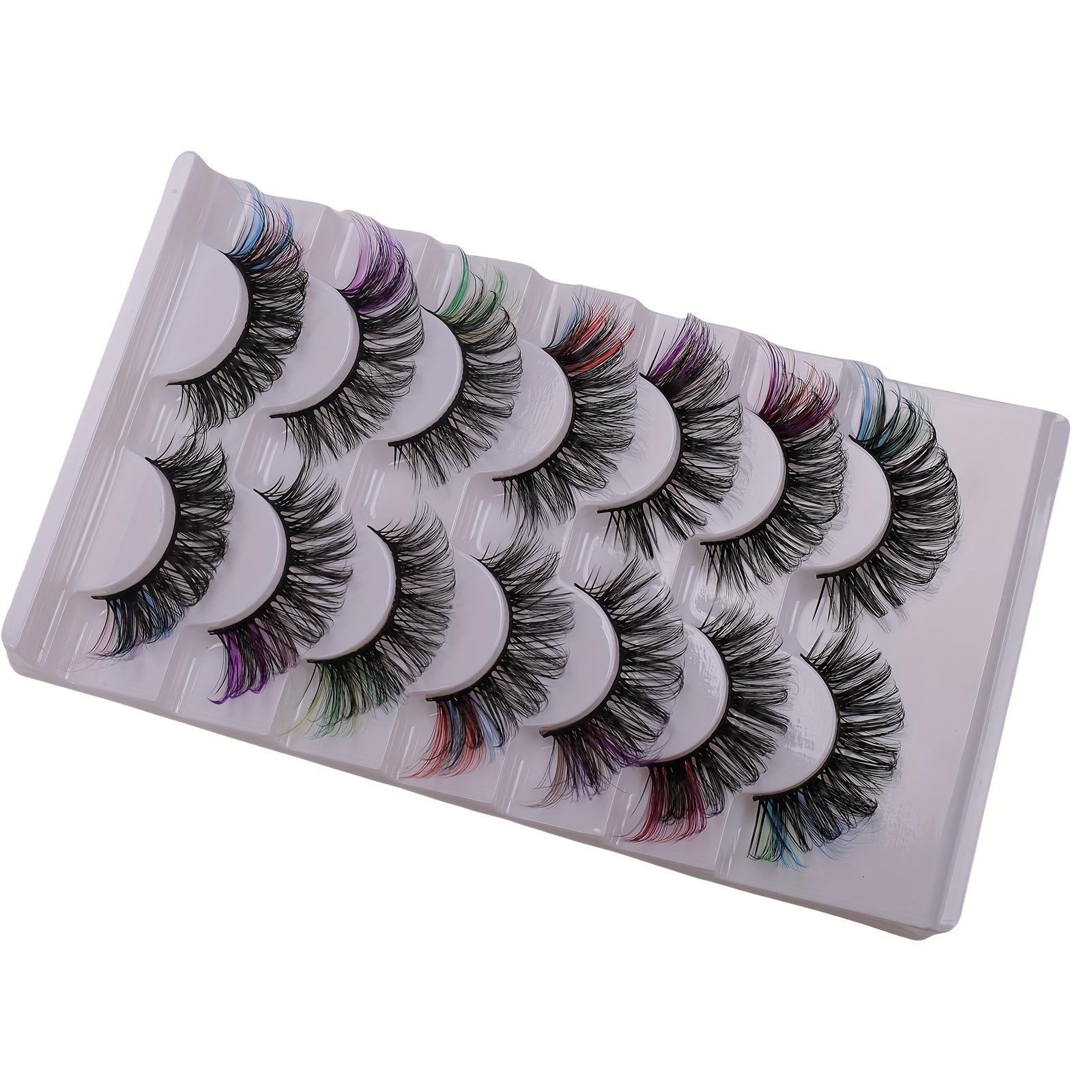 7 пар пушистых искусственных норковых ресниц с несколькими слоями и перекрестным дизайном — фото 4