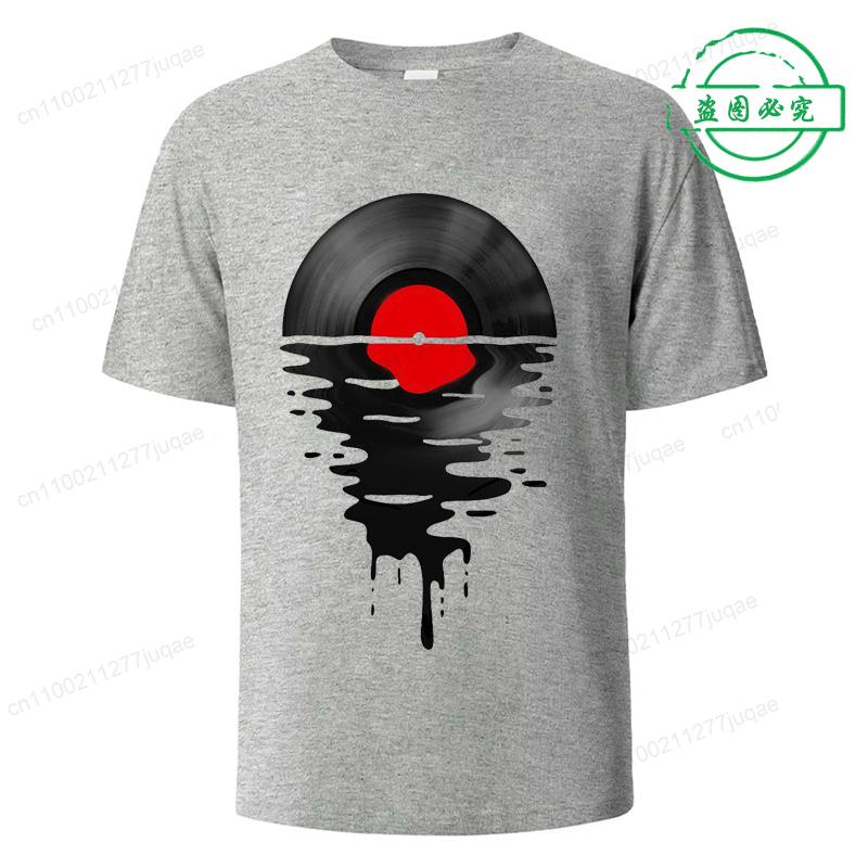 Tee Shirts for Men Women DJ Music Clothing Phonograph Record Print Funny Tshirt T-Shirt Tee Shirt for Men Music Lover Gifts