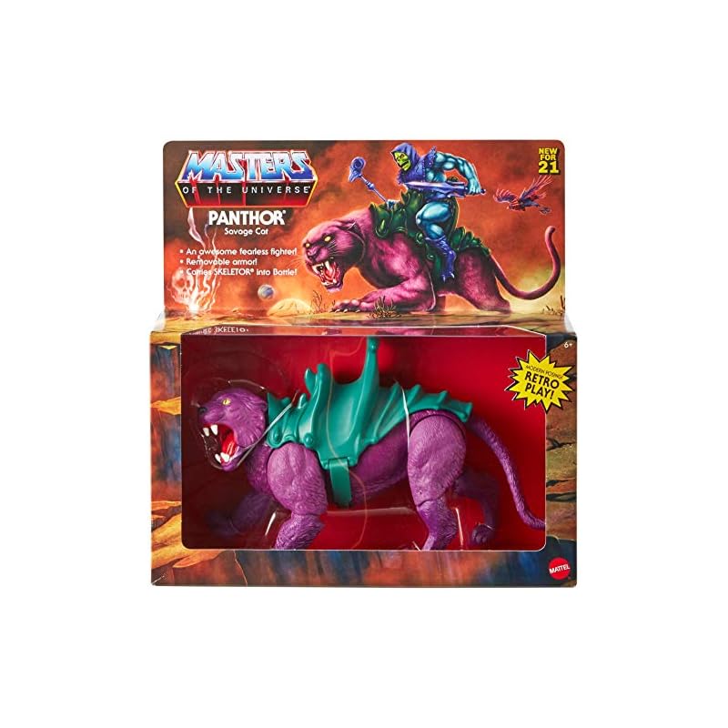 Mattel Masters of the Universe Origins 5.5-inch Action Figure Deluxe Pack Panther / MATTEL 2021 MASTERS OF THE UNIVERSE ORIGINS 5.5-inch Action Figure