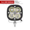 2pcs 3.1" 80W LED Work Light Bar Combo Off Road Driving Fog Lamp Super Bright 8000LM LED Work Light for Truck Car ATV SUV ATV
