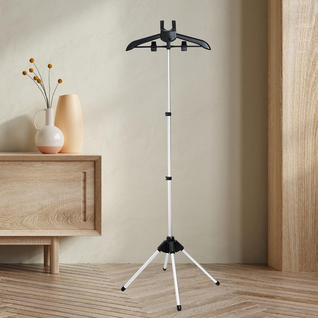 Household Floor Hanging Ironing Rack Foldable With Hand-held Clothes Board Support Shelf Telescopic Adjustment Accessories