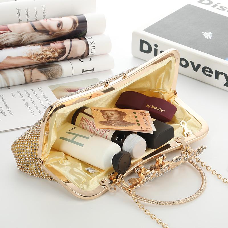 European & American Diamond Bling Evening Shoulder Crossbody Bag