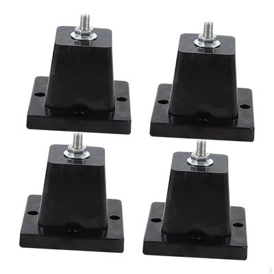 4 Vibrationsdämpande kuddar för luftkonditionering, Vibrationsisolator Utomhus Mini-Split Bas