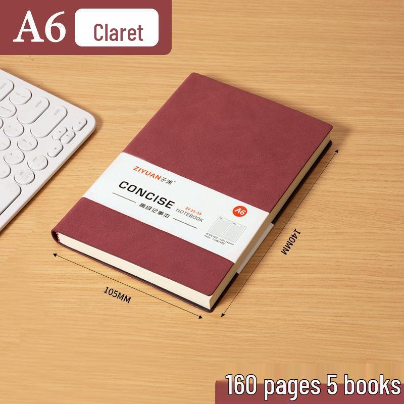 Thickened Leather Business Notebook - Day Planner with Free Shipping Single