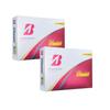BRIDGESTONE Golf Ball SUPER STRAIGHT 2025 Model 2DZ Set (24 Balls) (Yellow) 42.67 Mm