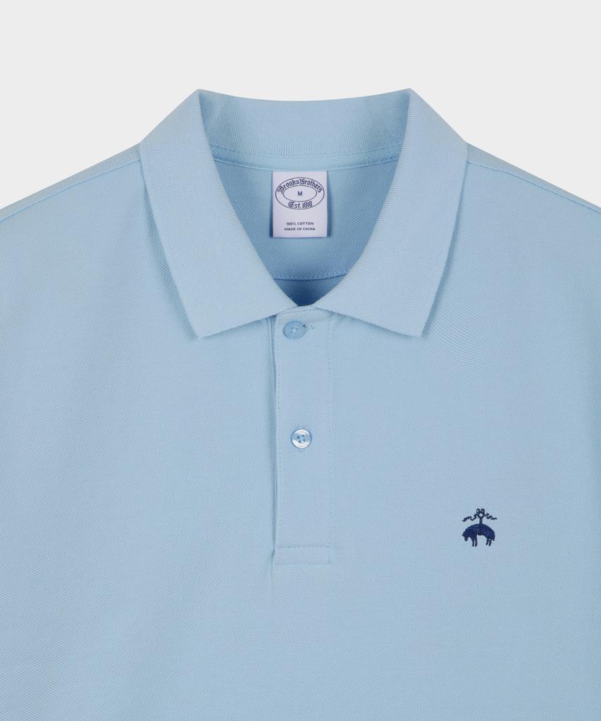 BROOKS BROTHERS [Bb X Kt Wiz] Pique T-Shirt (Blue) (Bbntmog291)