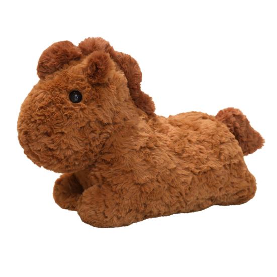 Horse Doll Plush Toy Soft Stuffed Animal Year of The Horse Plush Cute Cartoon Horse Doll for Home Bedroom Sofa Decoration Birthday Gift