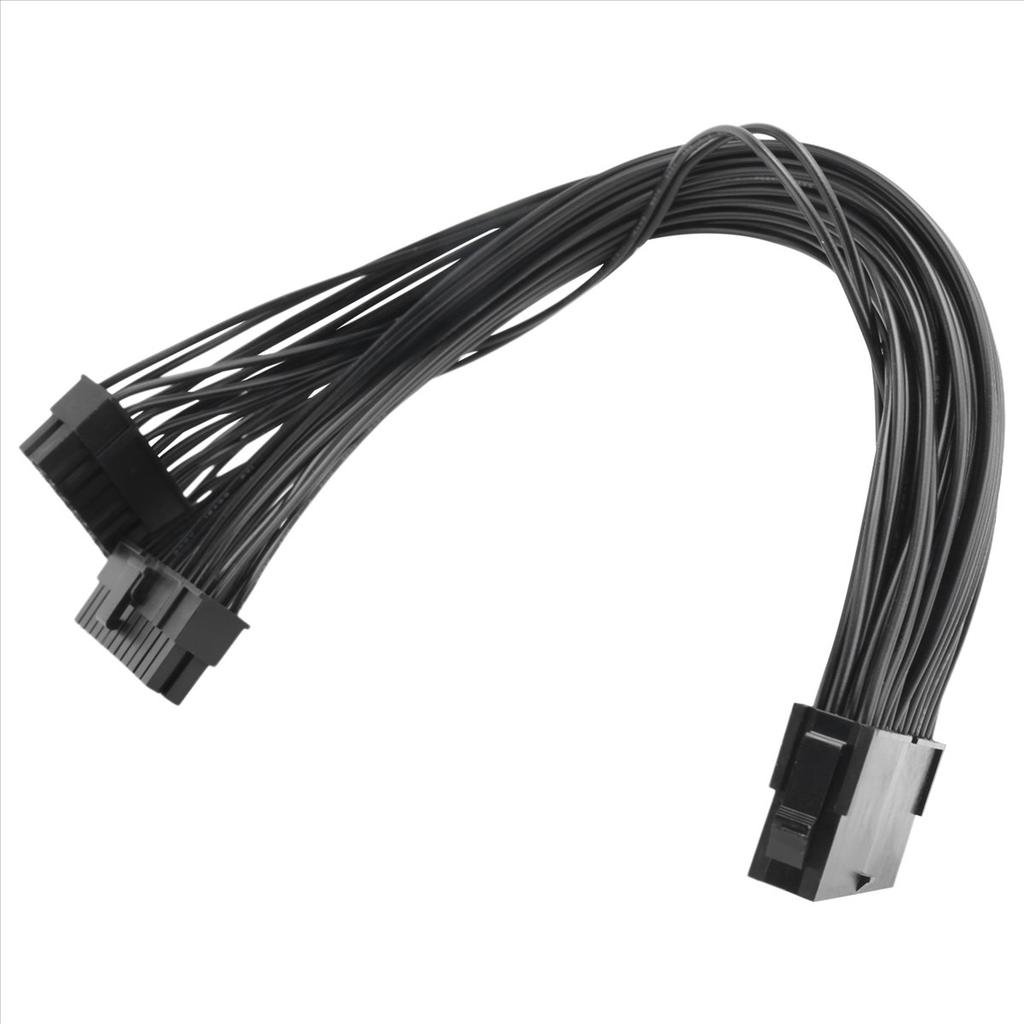 AS62 Dual PSU Power Supply 24-Pin ATX Motherboard Splitter Cable,24Pin(20+4) for ATX Motherboard Extension Cable