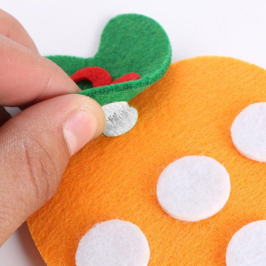 1/2 Sets Fun Carrot Felt 1-10 Number Felt Teaching Aids - DIY Free Assembly Math Cognitive Tools School Supplies