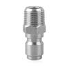 Pressure Washer Adapter Set 3/8" Quick Connect Fittings Male Pressure Washer Quick Disconnect Stainless Steel 5000 PSI