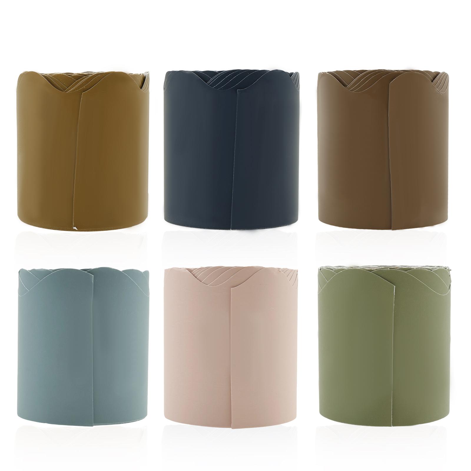 

6/8 рулонов Наклейка-бордюр для плаката на классную доску, цветная, с волнистым краем, бумага, для дома, вечеринки, DIY, настенное украшение, доска для объявлений 10 м