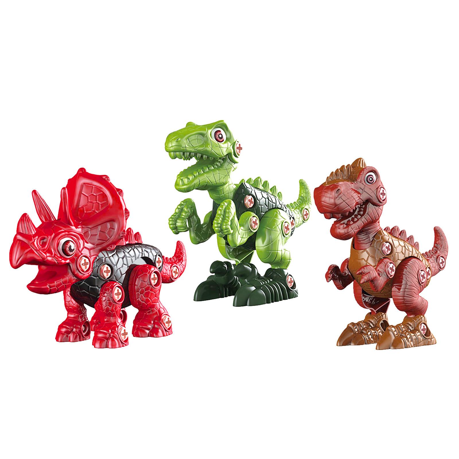 

Разберите игрушки динозавров, набор игрушек для сборки с электрической дрелью, обучающие игрушки STEM