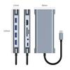 11 In 1 Type-C Docking Station Multi-Port Hub Adapter USB 3.0 with HD/VGA/LAN/Audio/Card Reader/USB Ports for Laptops