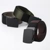 Canvas Belt Men's Automatic Buckle Belt, Youth Business Casual Simple and Trendy Jeans Belt