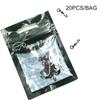 20pcs Carp Fishing Quick Change Swivels Fit Ronnie Carp Rigs Accessories Carp Flexi Spinner Hook Swivels For Carp Fish Tackle