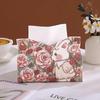 Beiyipin Cute Bonnie Rabbit Waterproof Faux Leather Tissue Box