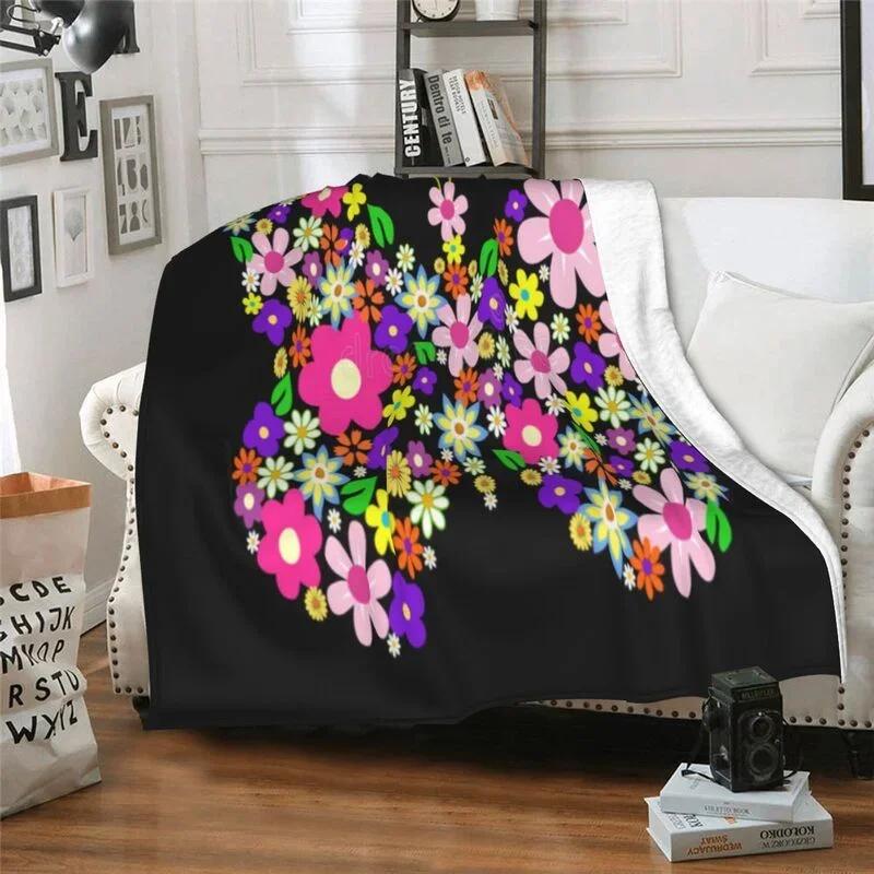 Butterfly Throw Blanket Smooth Lightweight Soft Print  for Travelling Camping Gift Kid Adult Flannel Fleece  Queen