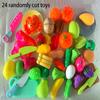 Fun Vegetable Cutting Food, Fruit and Vegetable Toys, Play House Sets, Early Basic Skill Development, As Holiday Gifts