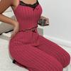 Europe and the United States Hot-selling Loungewear Trousers Suspender Vest Pajamas Women Can Wear Two-piece Set Loungewear