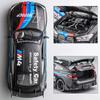 1/32 BMW M4 Supercar Alloy Car Model with Pull Back Sound Light Children Gift Collection Diecast Toy Model A469